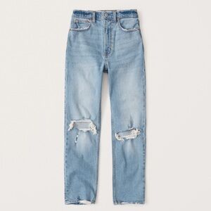 Abercrombie & Fitch The Ankle Straight Ultra High Rise Jeans